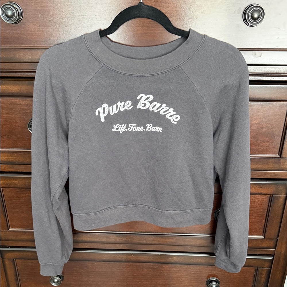 Pure Barre Charcoal Sweatshirt